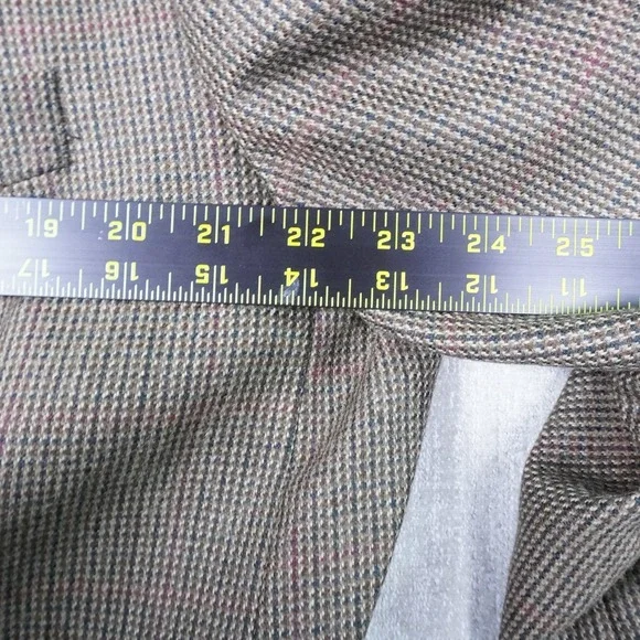 VTG Chaps Ralph Lauren Blazer Sport Coat Men 48R 100% Virgin Wool 2 Button - Picture 10 of 10